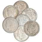 Morgan   Peace Silver Dollar Coin - Roll Of 20 - Worse Than Cull - Random Date
