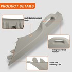Driver Side A-pillar Grab Handle For  2007-2022 Toyota Tundra Sequoia Gray