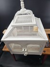 Bird Cage Vintage Wood And Metal Wire Dome Victorian Style Bird House  