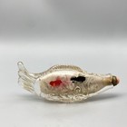 Chinese Old Beijing Glaze Carved Lotus Inside Painting Goldfish Exquisite Bottle