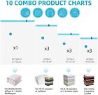 10 X Jumbo Vacuum Storage Bags Travel Space Saver Garment Seal Clothes Hand Pump
