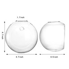 6 Pack Wall Hanging Planters Terrarium  4 7 Inch Glass Oblate Globe Plants Co   