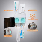 Wall-mounted Toothbrush Holder-electric Toothbrush Holder With Two Toothpaste Sq