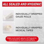 Dmsky 60 Pack Gauze Rolls  2 In X 4 1 Yards  Individually 2 In  60