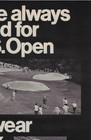 1969 Rolex Oyster Perpetual Datejust Watch On Hand Us Open Golf Vintage Print Ad