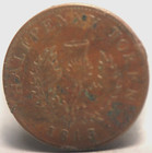 Canada - Nova Scotia  1843 1 2 Penny Token  Km3  Vf  Marks  12-2