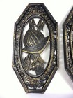 Vintage Homco Wall Plaques Set Of 2 Helmet And Shield