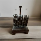 Vintage 3 Wise Monkeys  See No Evil  Hear No Evil  Speak No Evil  Lamp