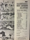 Vintage 1961 Baseball Photo And Autograph Album