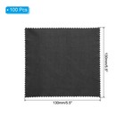 100 X Eyeglass Microfiber Cleaning Cloth 5 5 x5 5  Glasses Cloth  Black