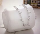 Silver Crystal Anklet Foot Chain Ankle Bracelet