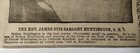 R James Otis Sargent Huntington Newspaper Photo Protestant Monk Holy Cross Order