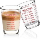 Shot Glasses Measuring Cup Set 2pack Espresso Shot Glasses Liquid Heavy Glass   