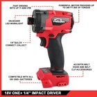 Brushless Cordless Impact Driver for Milwaukee 18v Battery 1 4  Compact 4 Speed