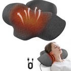 3-in-1 Neck Massager Pillow With Vibration Heating Traction Therapy Pain Relief