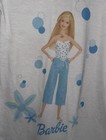 Vintage 2000 Barbie Girls Nightgown Sleep Dress Pajamas Size 10 Wundies Blue Dot