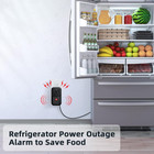 Power Failure Alarm 2 Pack  Freezer Power Outage Alarm 7 Sirens  0-110db Adjusta