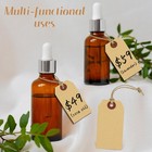 Kraft Paper Small Hang Tags  100 Pcs - Blank Price Tags For Inventory Labeling