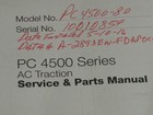 Crown Pc4500 Series Service   Parts Manual - Operators Manual - Schematic