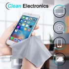 10pcs Microfiber Cleaning Cloth-cleaner For Glasses Phone Screen Camera Lens Lcd
