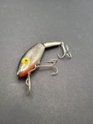 Vintage Minnow Jointed Silver black 2 1 2  Crankbait Fishing Lure