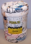 Peanuts Snoopy Sketches Soft Plush Throw Blanket 5  X 6 Ft - The Big One -new