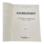 Rachmaninoff Six Etudes Tableux Op  33 For Piano Vintage Songbook Kalmus Belwin