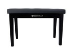 Rockville Pb7 Black Premium Piano Bench W thailand Wood  Comfy Padding   Storage