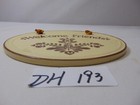 Pfaltzgraff Village Stoneware Hanging Oval Welcome Friends Wall Plaque Sign