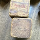 Vintage Wooden Alphabet Blocks Lot Of 6 W  Animal Pictures Letters C H M A D N
