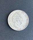 France Silver Louis-philippe 5 Francs 1844w Coin