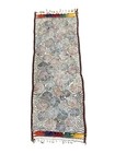 Vintage Mexican Chiapas Hand Embroidered Table Runner Folk Art Floral 45x18