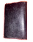 Hand Tooled Vintage Leather Bible Cover Floral Cross