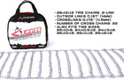   Pair 2 Link Tire Chains 26x12-12 For Kubota Lawn Mower Garden Tractor Rider