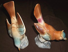 Vintage Ceramic Figurine Bird Pair - Very Old   Pretty
