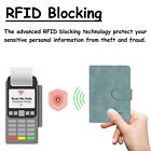 Rfid Blocking Anti-theft Leather Travel Passport Id Credit Card Wallet Holder Us