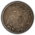 1813 50c Capped Bust Silver Half Dollar - Vf - Sku-y6841