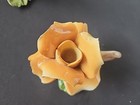 Capodimonte Porcelain Rose Candle Holders Hand Made In Italy