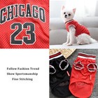 Dog Basketball Jersey Clothes Boy Girl Pet Vest Puppy Shirt Apparel Cute Summer