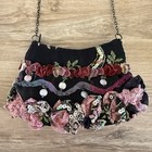Mary Frances Crossbody Bag Purse Vintage Beaded Sequin Embellished Floral Ornate