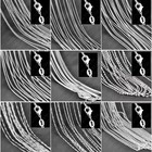 Wholesale 10pcs 925 Sterling Silver 1mm 16-24 Rolo Chain Necklace -