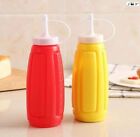 3pc Picnic Condiment 8 Oz Squeeze Dispenser Bottles - Ketchup Mustard Bbq Sauce
