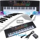 New Portable 54 61 Key Electronic Digital Music Keyboard With Microphone   Stand