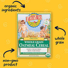 Earth s Best Organic Baby Food  Organic Whole Grain Oatmeal Baby Cereal  Non-gmo