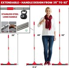 Heavy Duty Floor Squeegee For Concrete Floor     17 3   Eva Foam Blade With Bui   