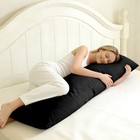 2 Pcs Ultra Soft Microfiber Body Pillow Cover  Body Pillowcase 20x54 Inches