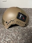 Military Tactical Ballistic Fast Style High Cut Helmet Size Med Coyote Brown