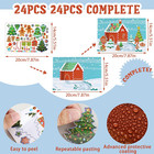 48 Sheet Make-a-gingerbread House Stickers For Kids Diy Gingerbread House Scenes