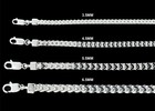 Real Solid 925 Sterling Silver Franco Box Link Chain Necklace Or Bracelet Unisex