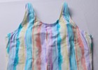 Athleta Girl s Scoop One Piece Swimsuit Ac2 Bliss Stripe Blue Size Xl  14  Nwt